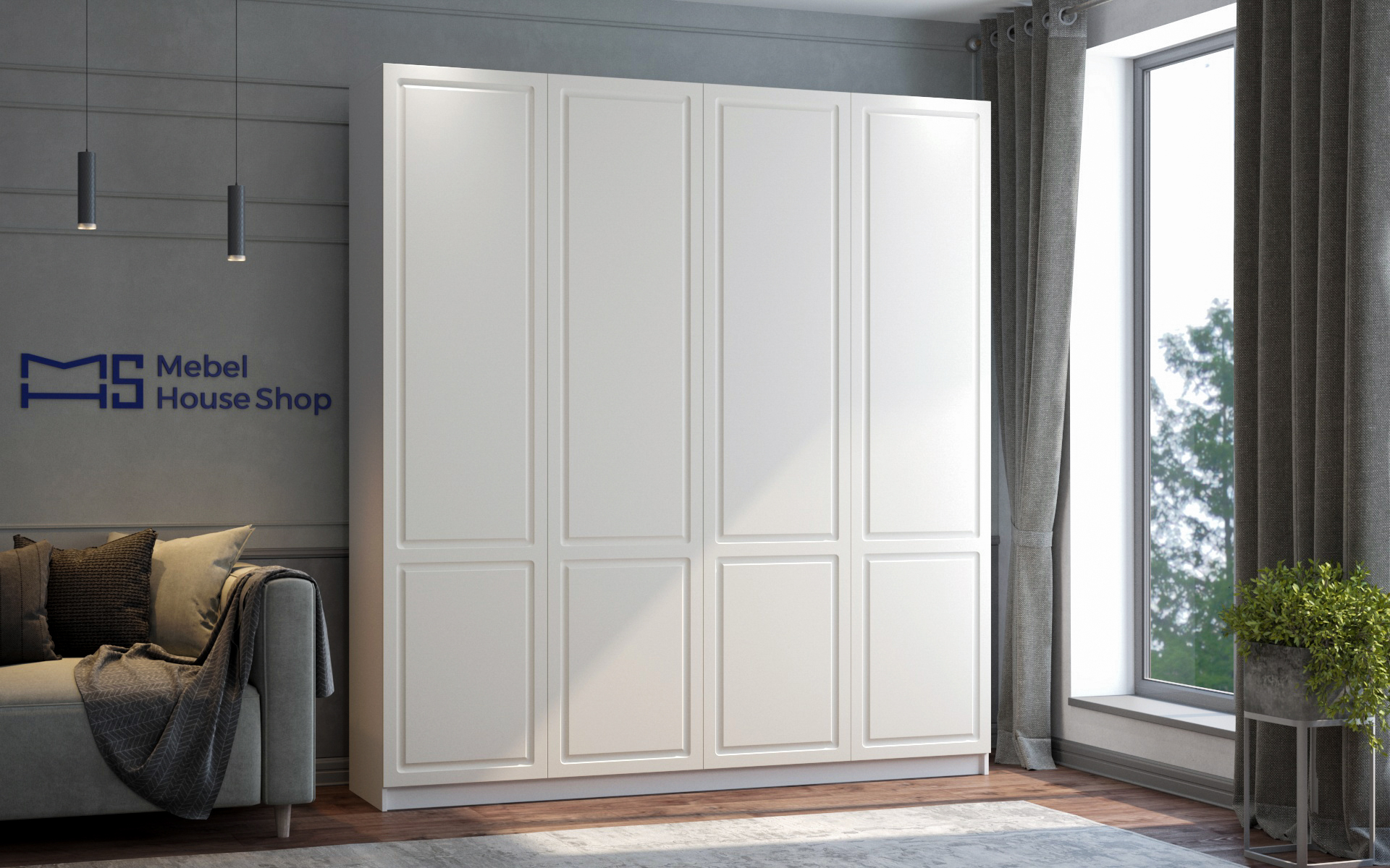 Шкаф распашной Кантри 8