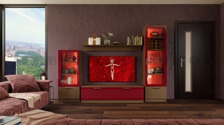 Стенка Глянец 3D 30