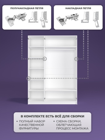 Шкаф распашной ПАКС 38