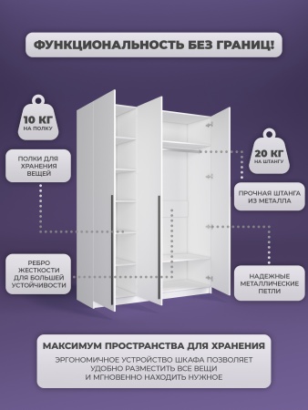 Шкаф распашной ПАКС 34