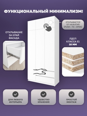 Шкаф распашной Куб 44
